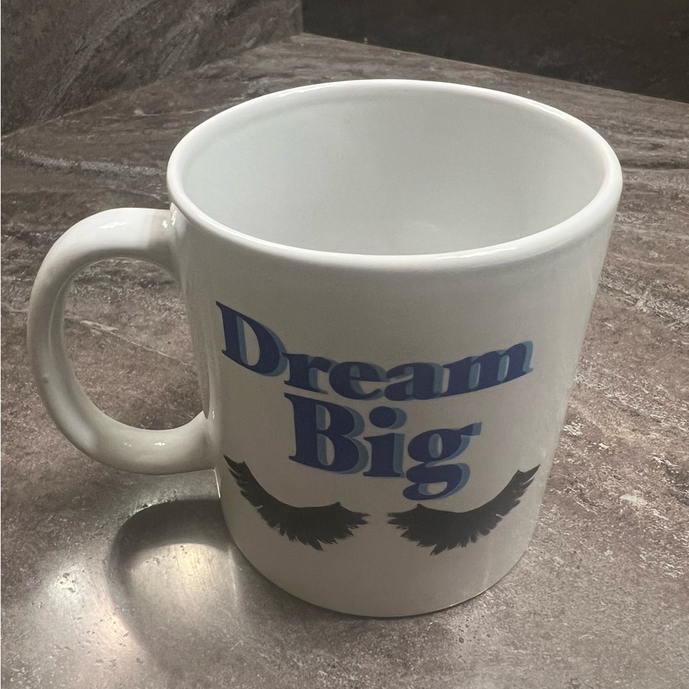 COPY - Dream Big Eye Lashes coffee mug New